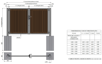 KP metalen tuinpoort thermo Ayous